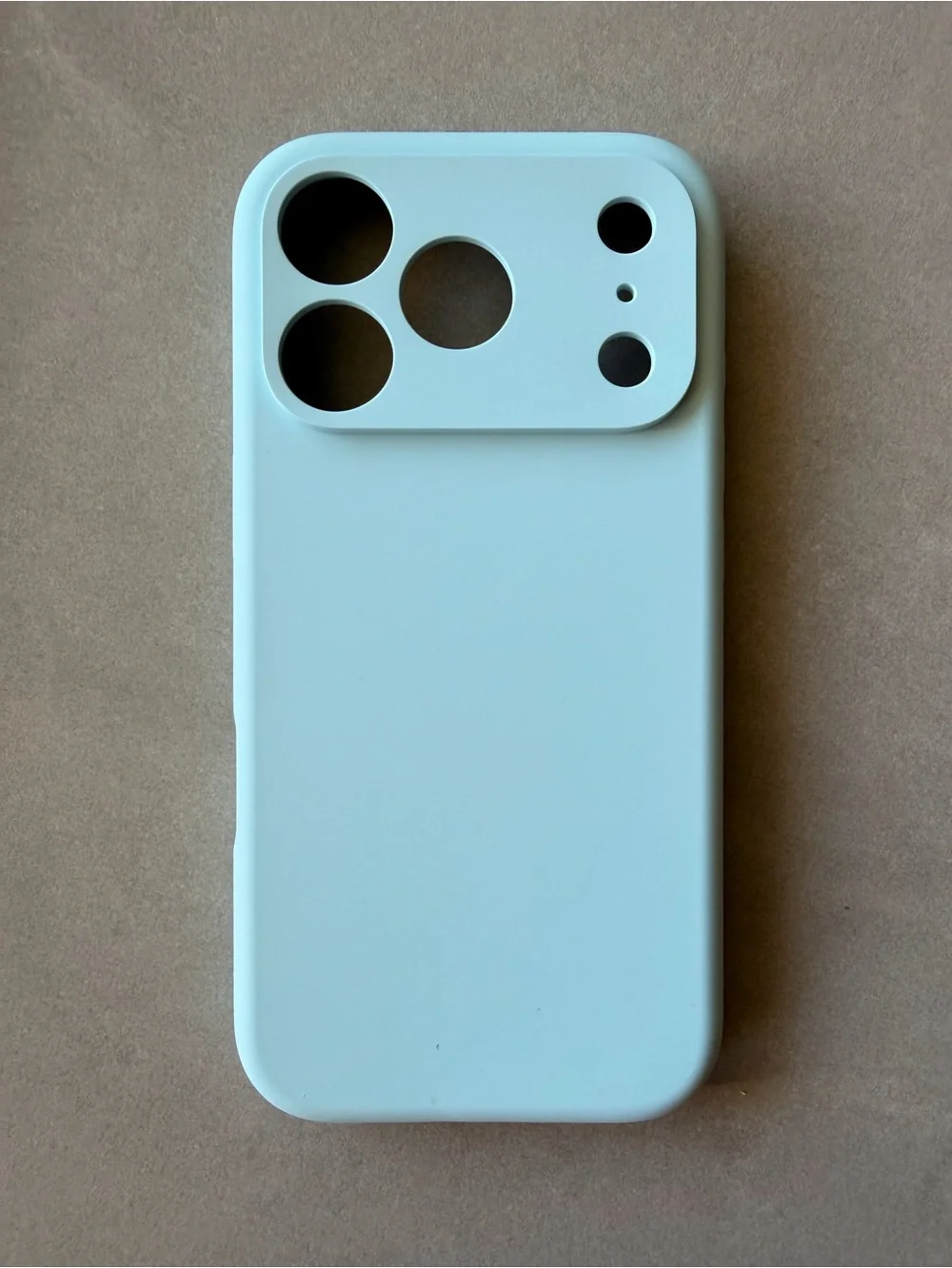 iPhone 15pro Max Light Blue Silicone Phone Case